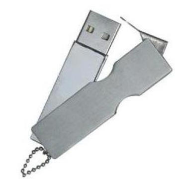 Vente chaude métal argent 4 Go 8 Go USB Flash Pen Drive